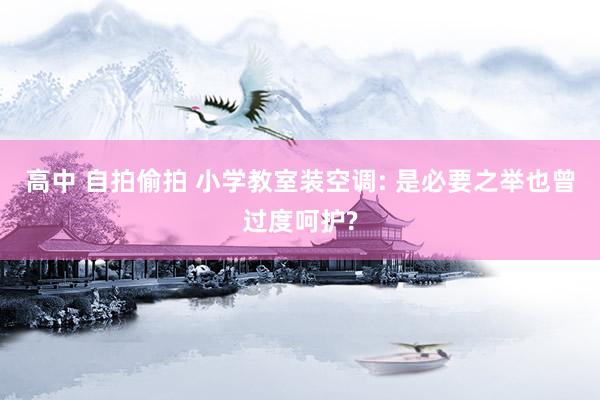 高中 自拍偷拍 小学教室装空调: 是必要之举也曾过度呵护?