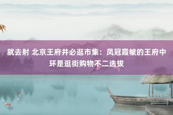 就去射 北京王府井必逛市集：凤冠霞帔的王府中环是逛街购物不二选拔